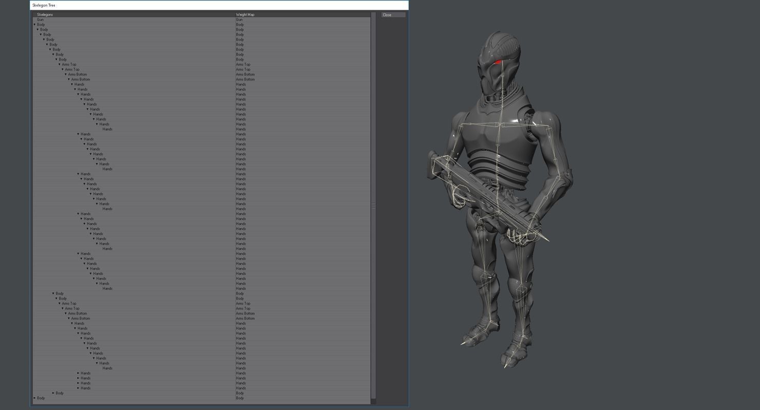Robot Soldier Low-poly 3D model_11