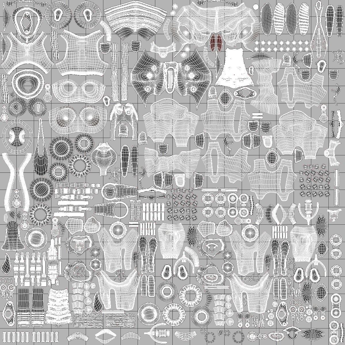 Robot Soldier Low-poly 3D model_18