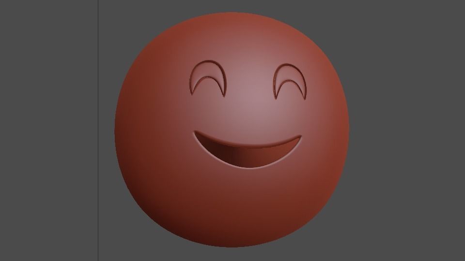 Emoji Smiling Face with Smiling Eyes 3D model_9