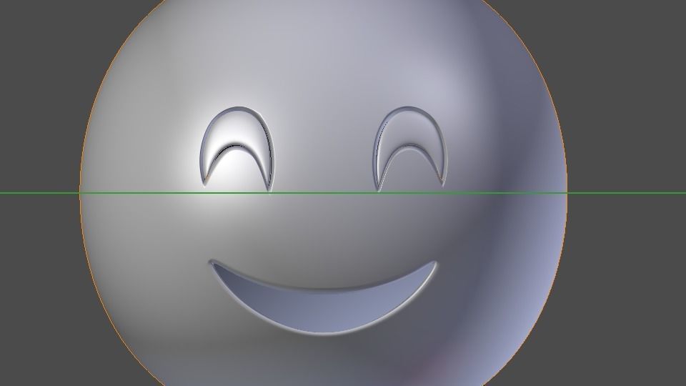 Emoji Smiling Face with Smiling Eyes 3D model_4