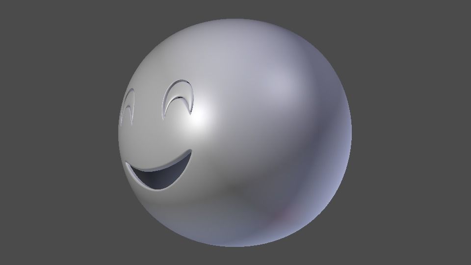 Emoji Smiling Face with Smiling Eyes 3D model_8