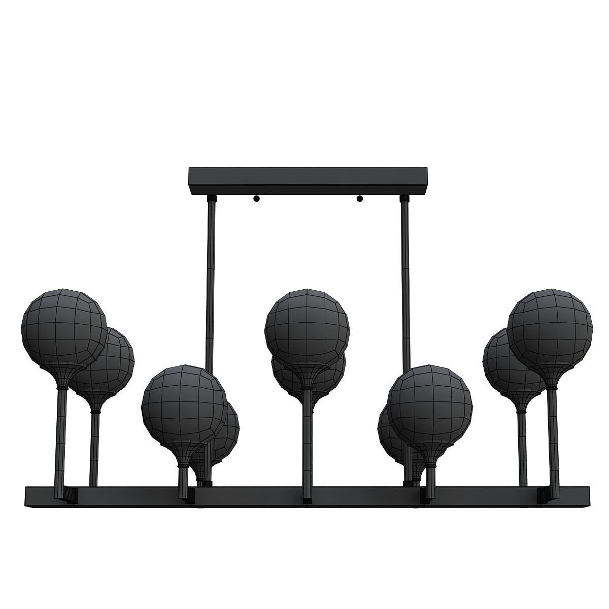 Valley Chandelier 10 3D model_6