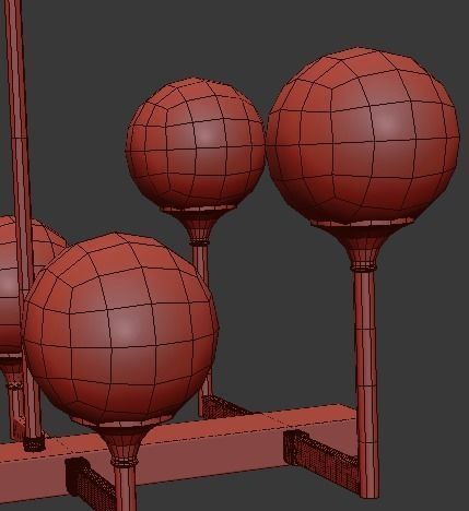 Valley Chandelier 10 3D model_5