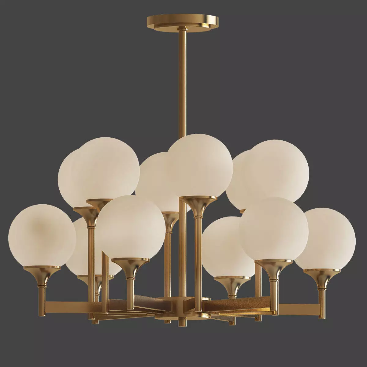Ball Valley Chandelier 3D model