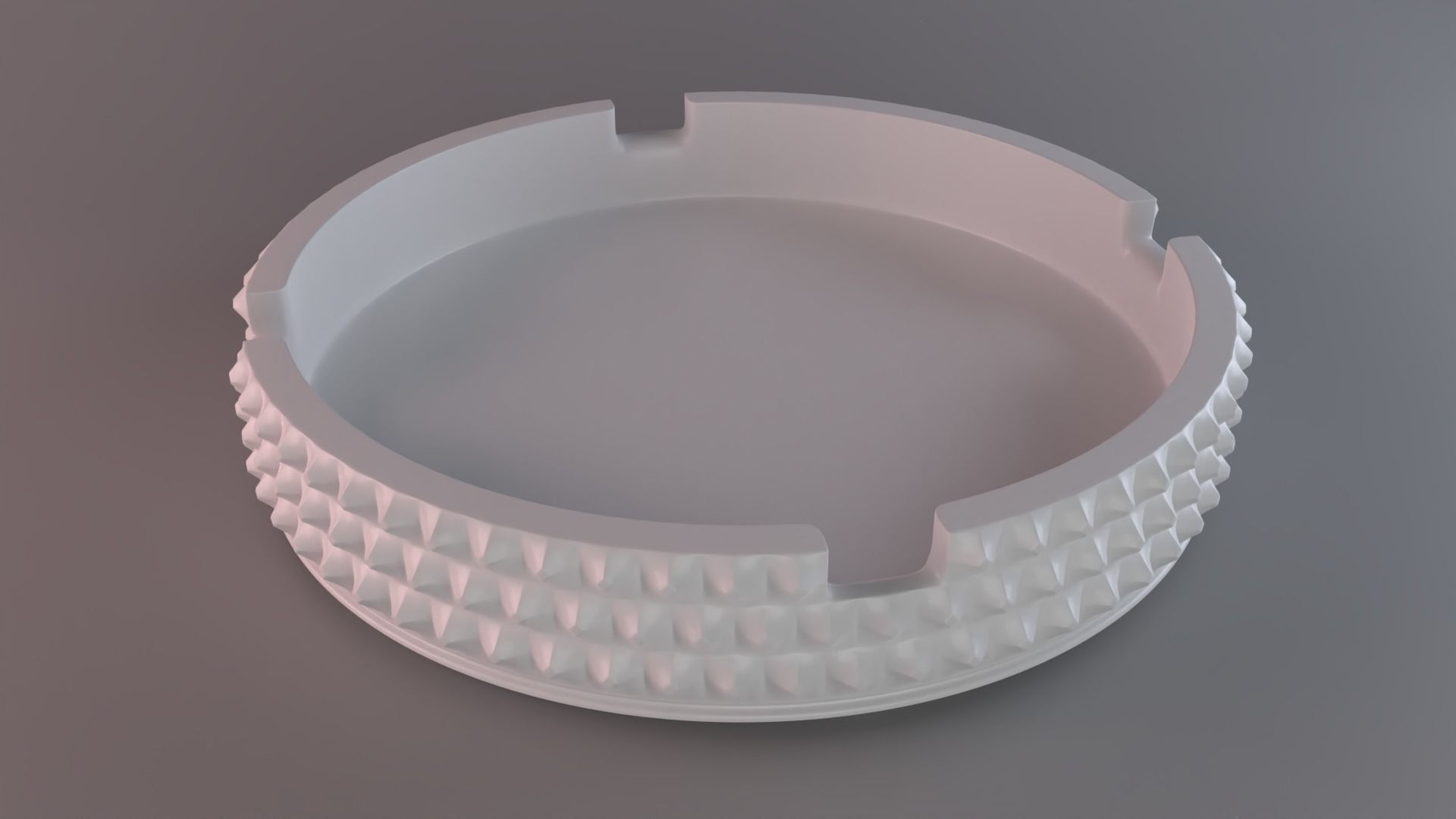 Ashtray Diamond Surface 3D model 3D printable | CGTrader
