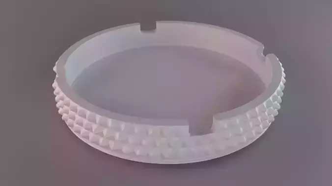 Ashtray Diamond Surface 3D print model