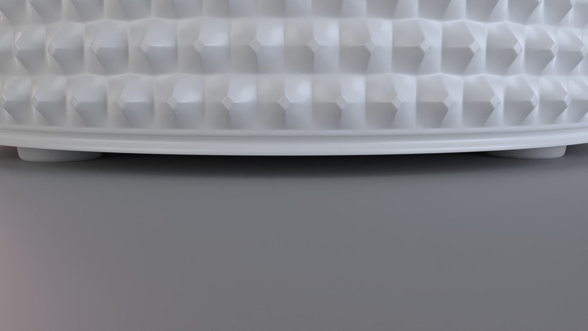 Ashtray Diamond Surface 3D print model_2