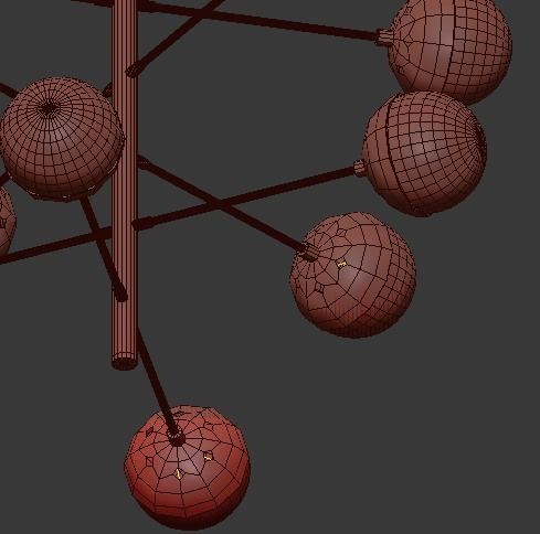 Abstraction Balls 3D model_5