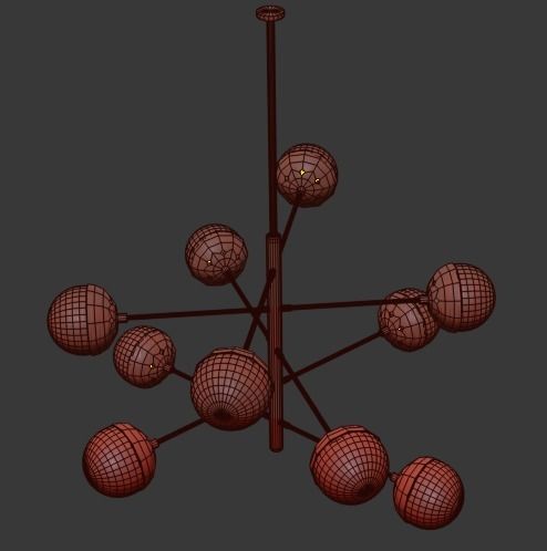 Abstraction Balls 3D model_6