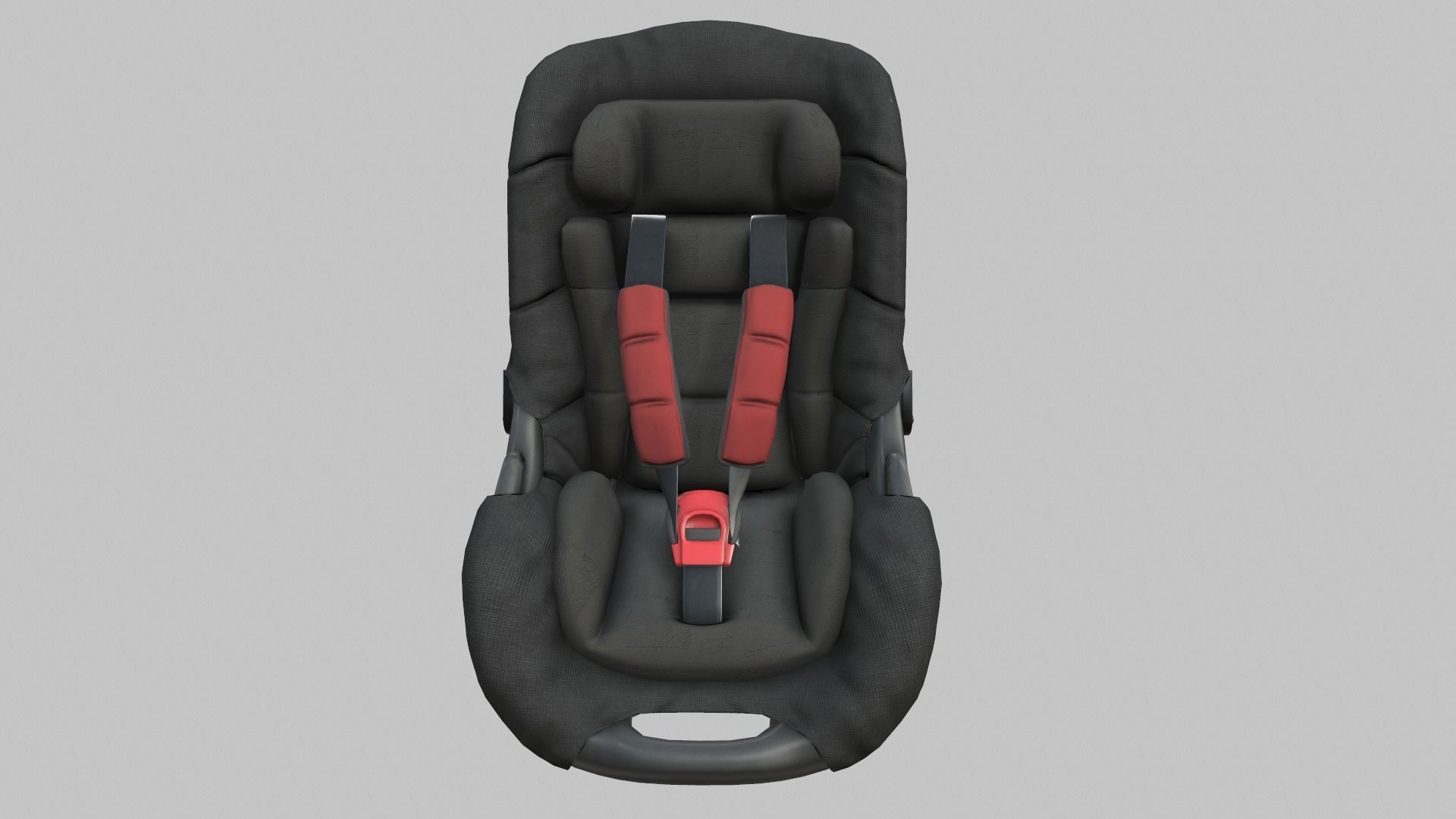 Baby Car Seat 3D model_3