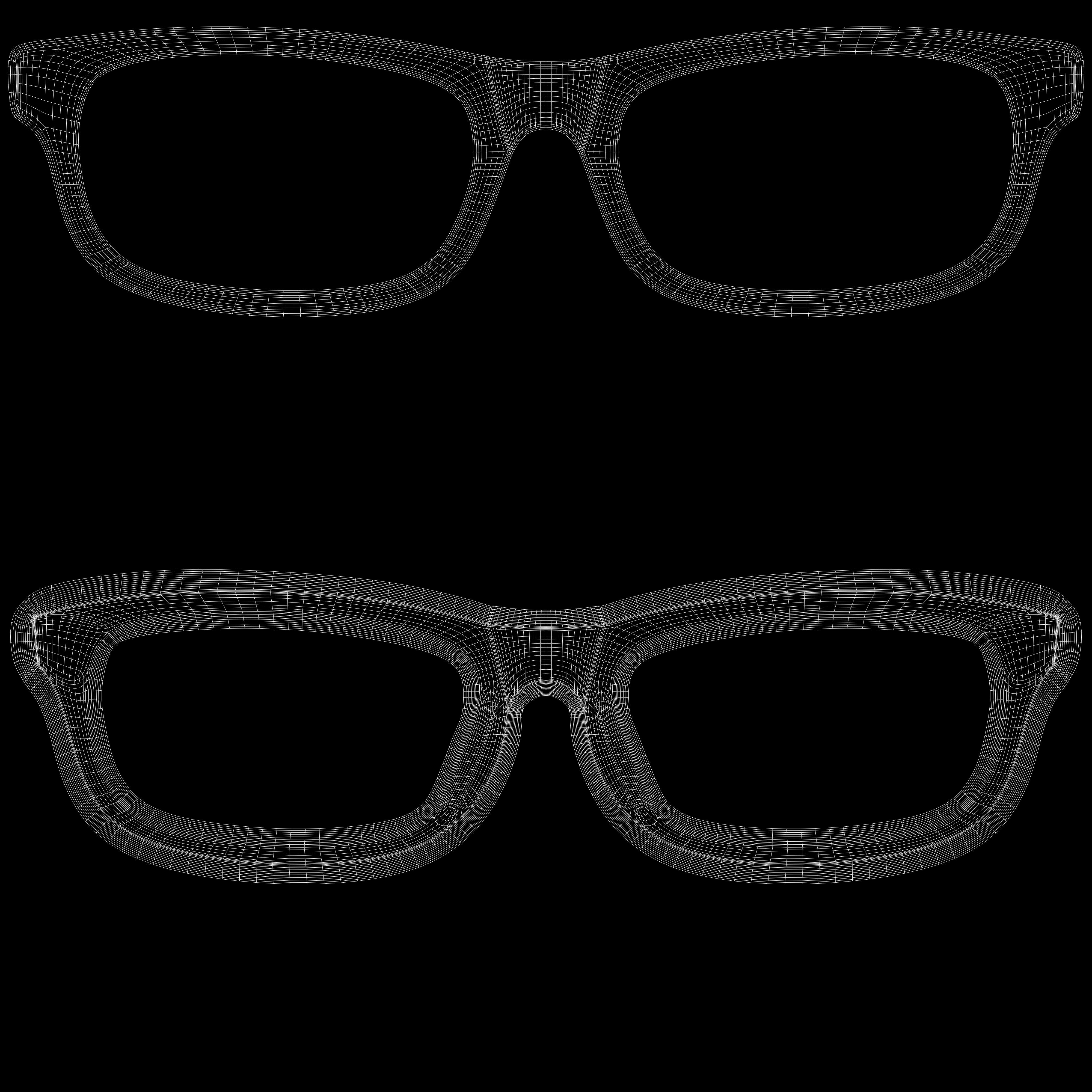 Eyeglasses for Men and Women 3D print model_15