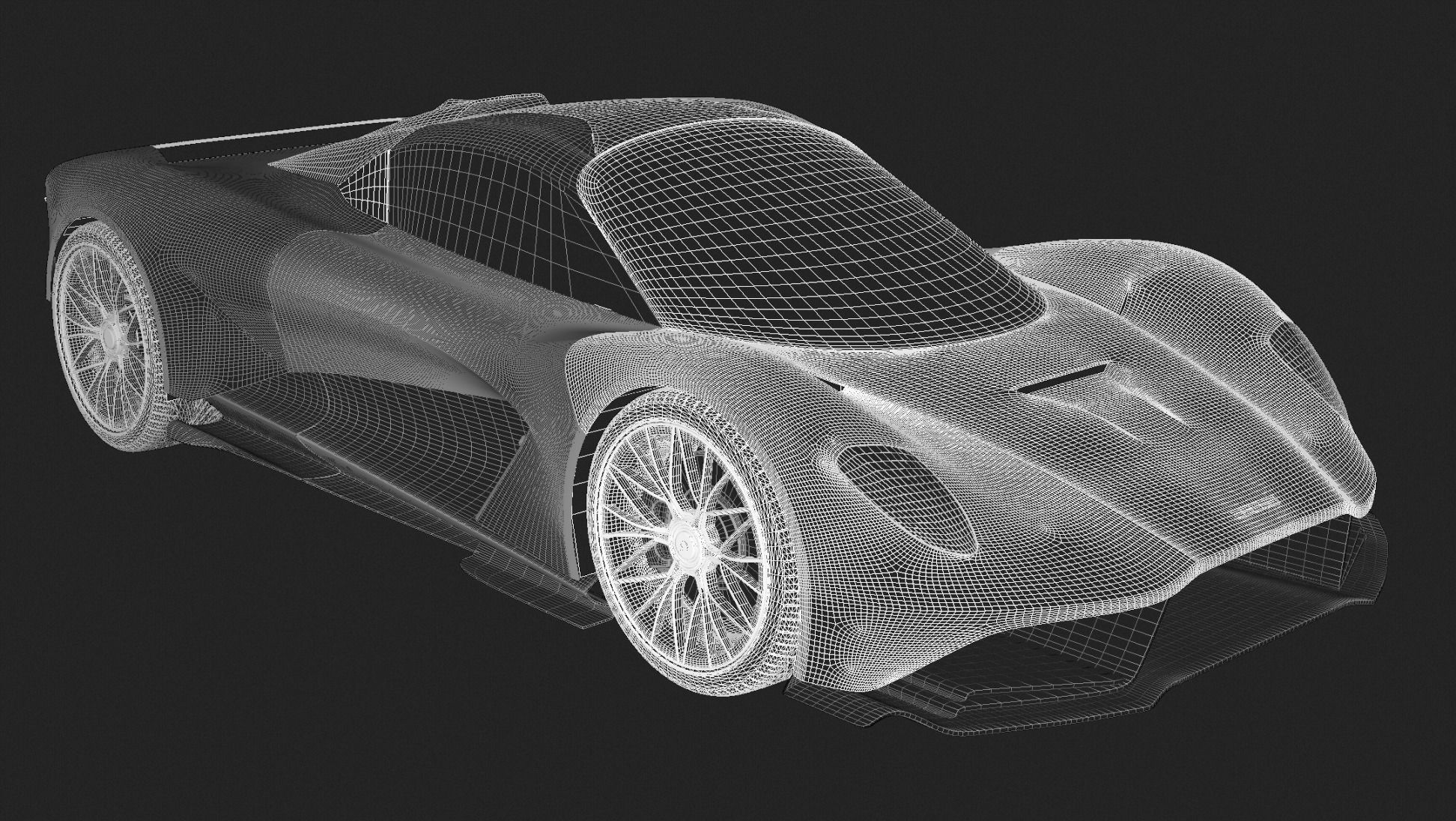 Aston Martin Valhalla 3D model_31