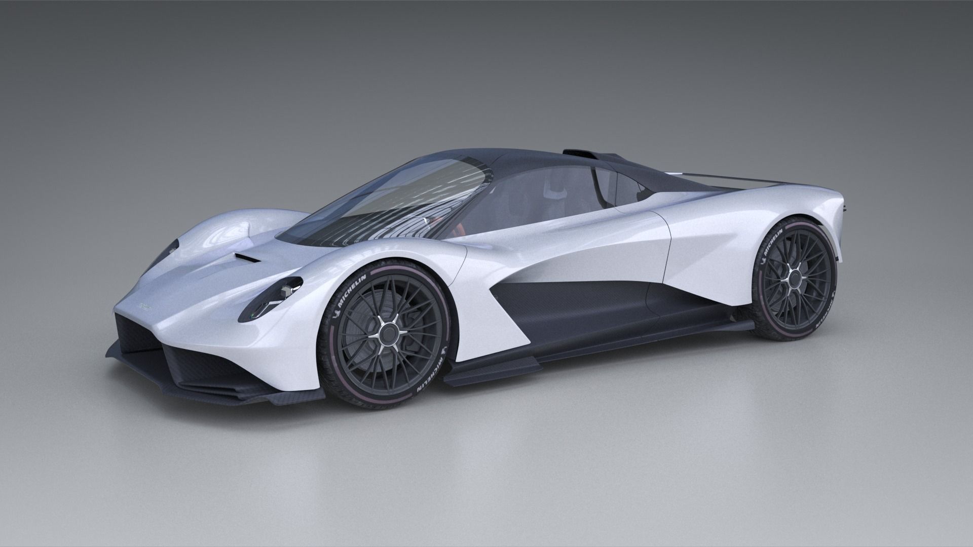 Aston Martin Valhalla 3D model_9