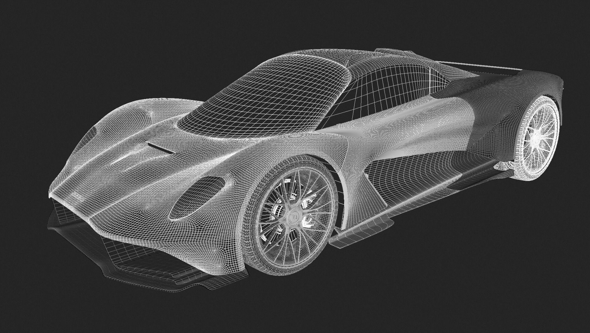 Aston Martin Valhalla 3D model_29