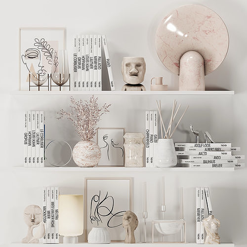 Decorative Set 01 3D model