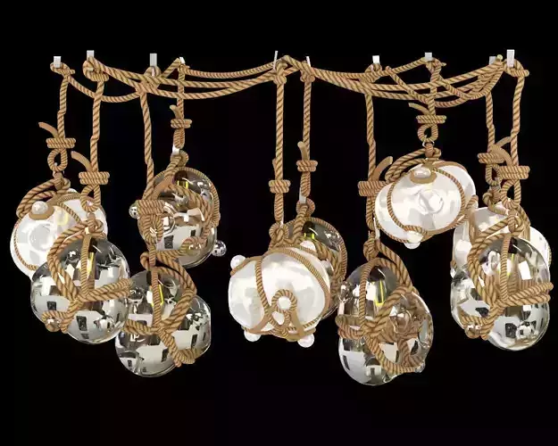 Knotty Bubbles Chandelier