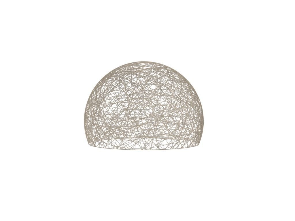 Lampshade wire egg 3D print model_5