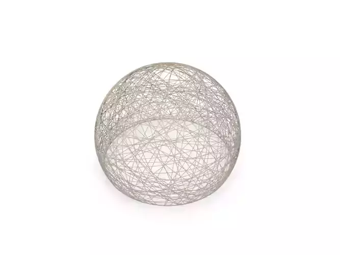 Lampshade wire egg