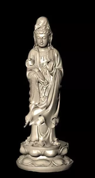The Bodhisattva buddha statue 3D print model