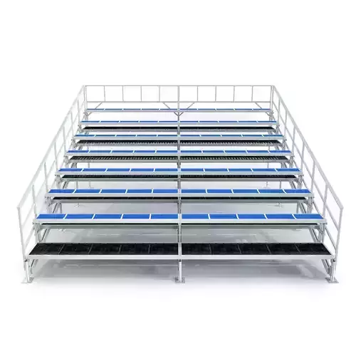 Tribune metal bleacher set
