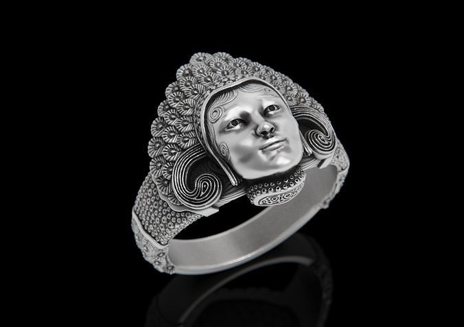 Benda Mask Ring 3D print model