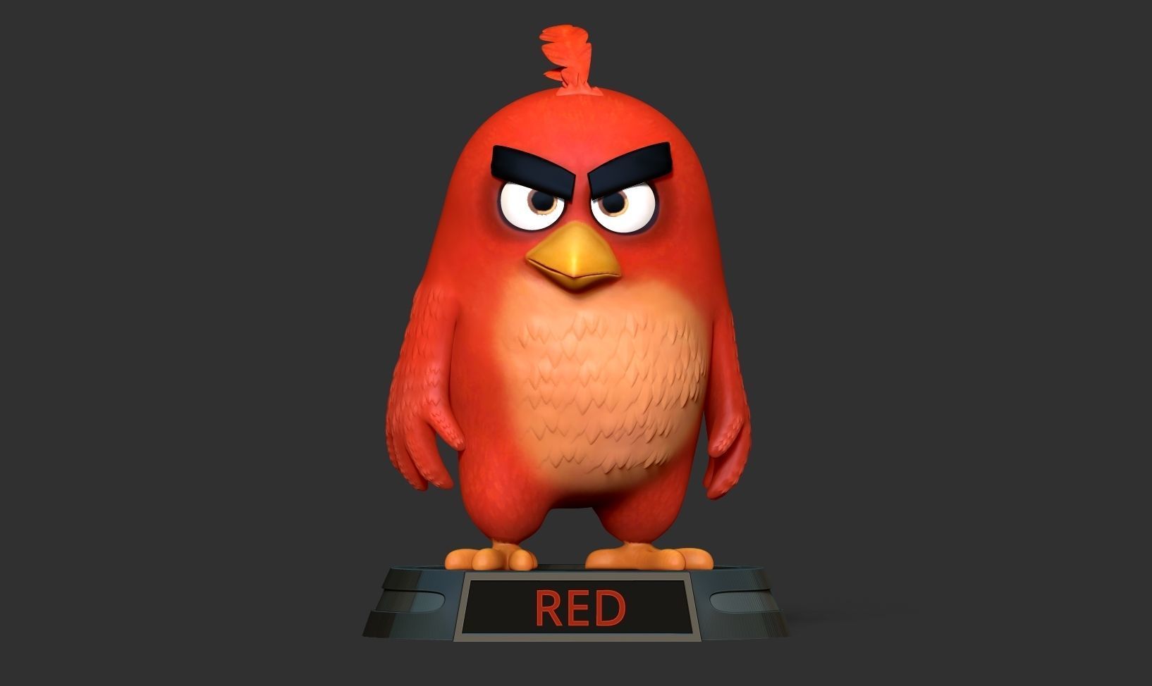 Angry Birds 2 - Red 3D print model_6