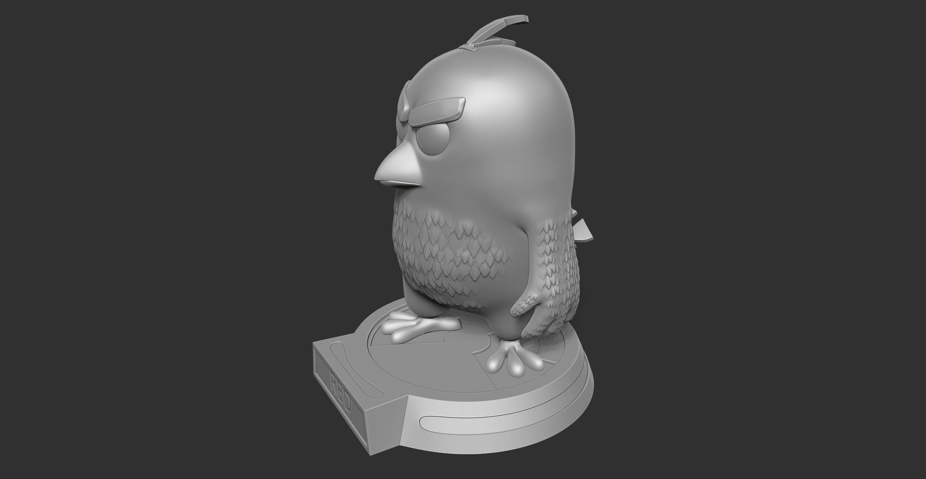 Angry Birds 2 - Red 3D print model_17
