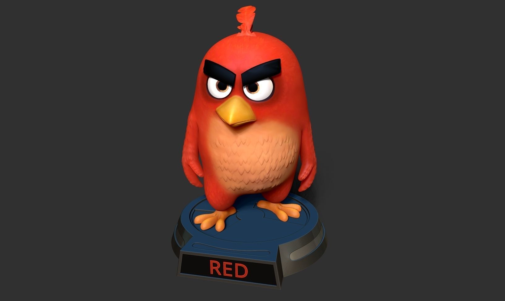 Angry Birds 2 - Red 3D print model_14