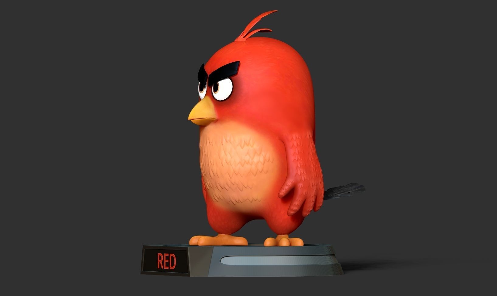 Angry Birds 2 - Red 3D print model_10
