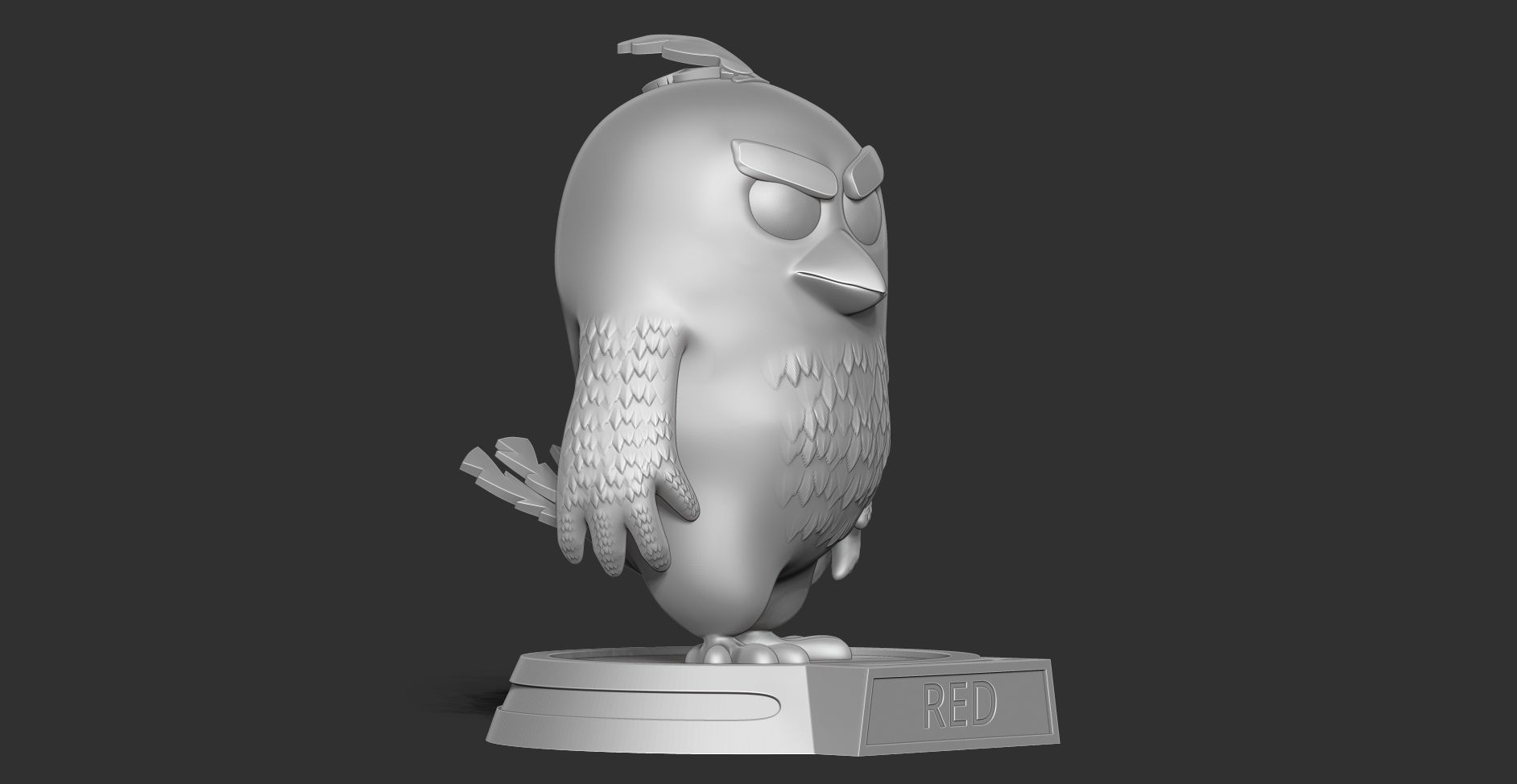 Angry Birds 2 - Red 3D print model_11