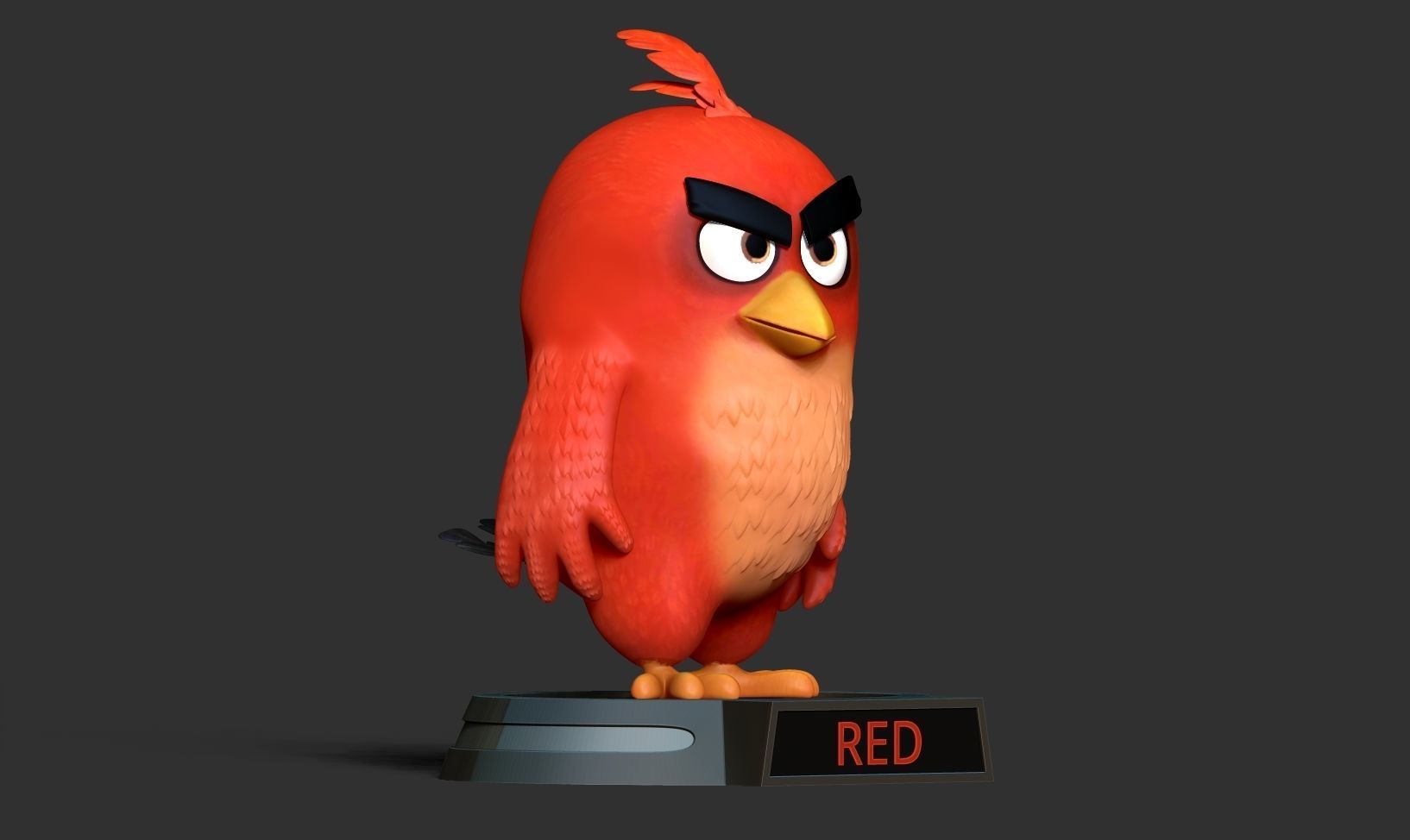 Angry Birds 2 - Red 3D print model_12