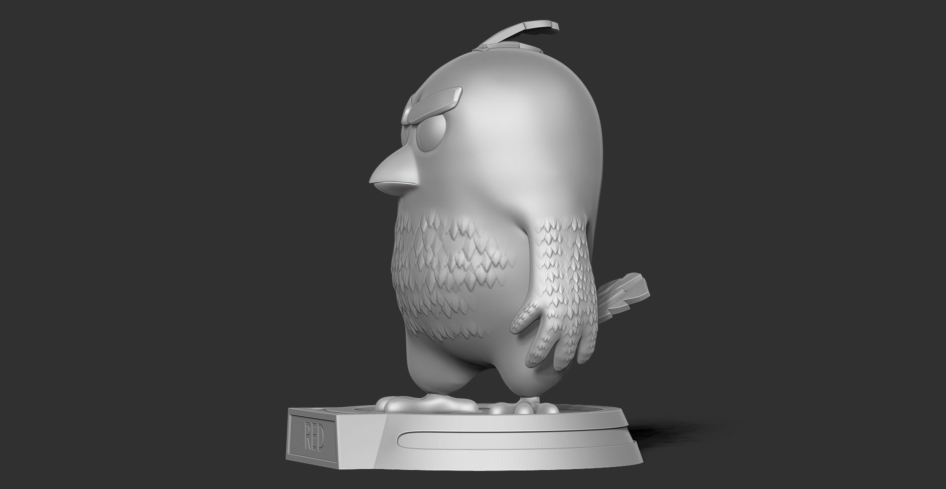 Angry Birds 2 - Red 3D print model_13