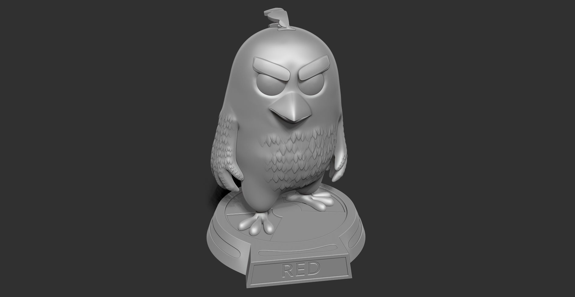 Angry Birds 2 - Red 3D print model_15