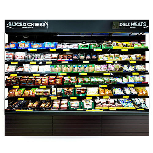  Cheese Fridge 3D model