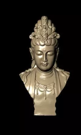 The Bodhisattva bust of ancient person 3D print model_0