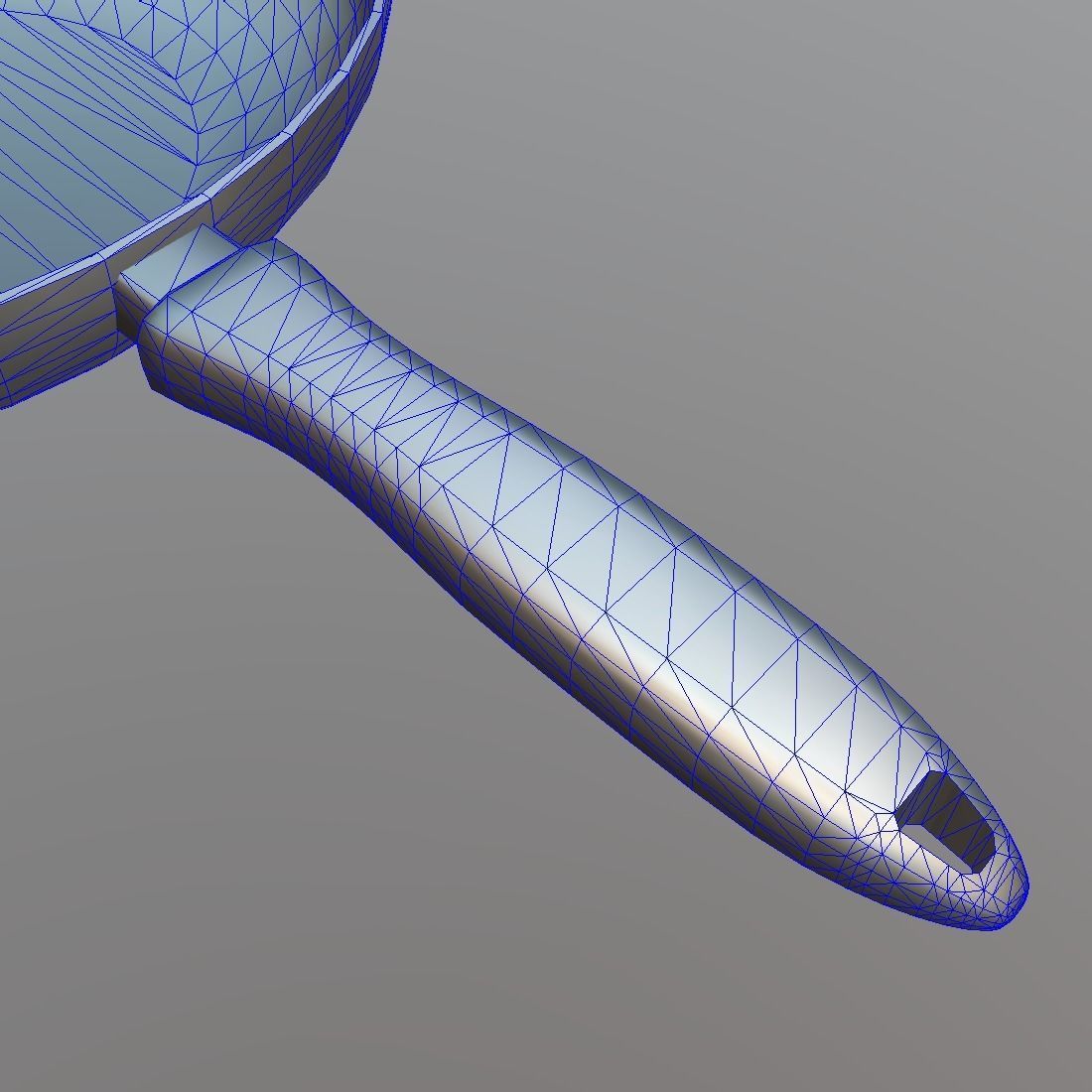 Pan 1 frying Low-poly 3D model_14
