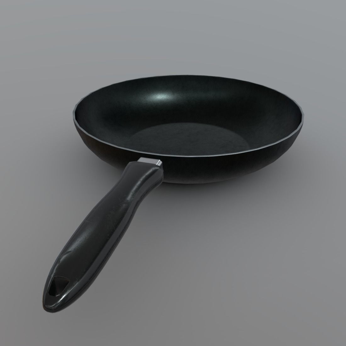Pan 1 frying Low-poly 3D model_4