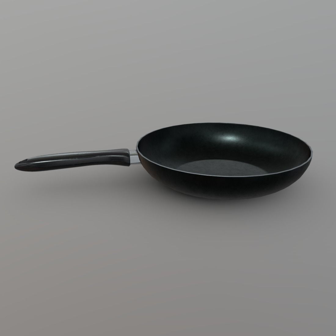 Pan 1 frying Low-poly 3D model_5