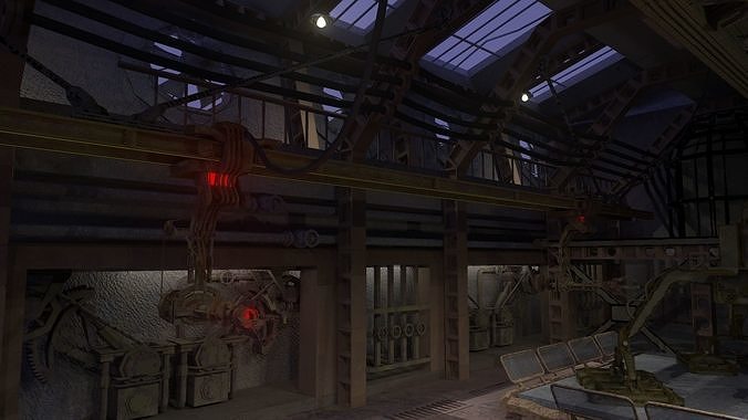 Factory Machines 3D model 3D model