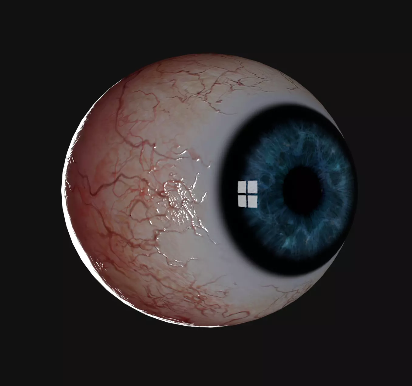 Realistic Human Eye 3D model_0
