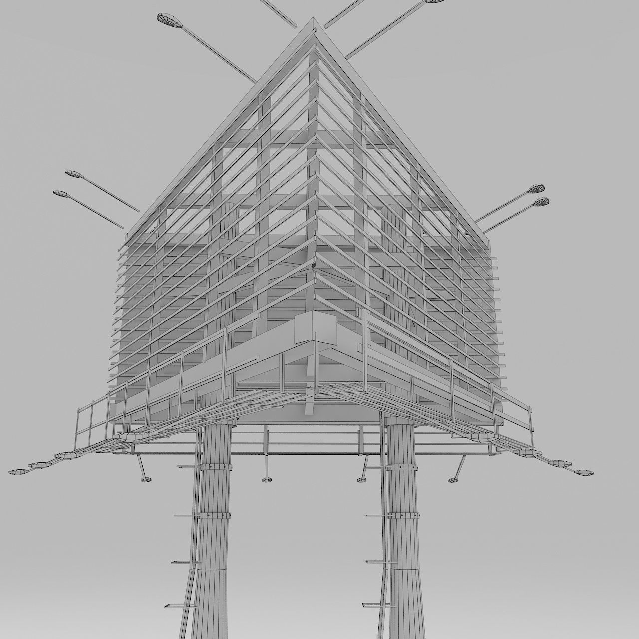 Billboard 3D model_3