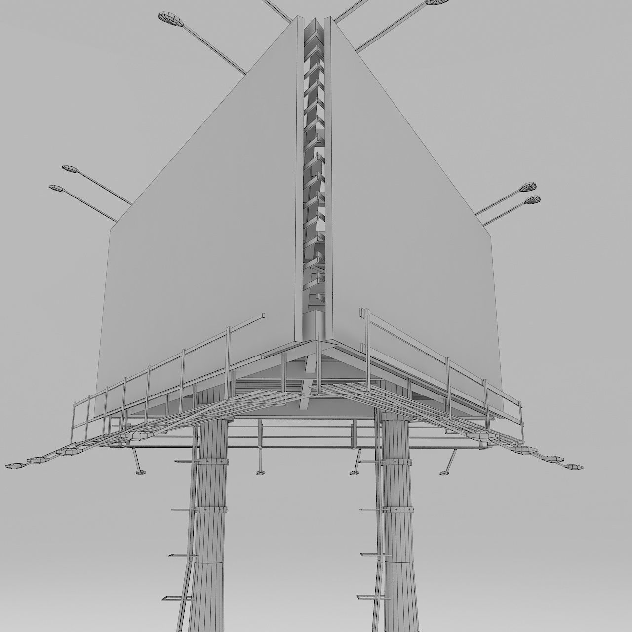 Billboard 3D model_2