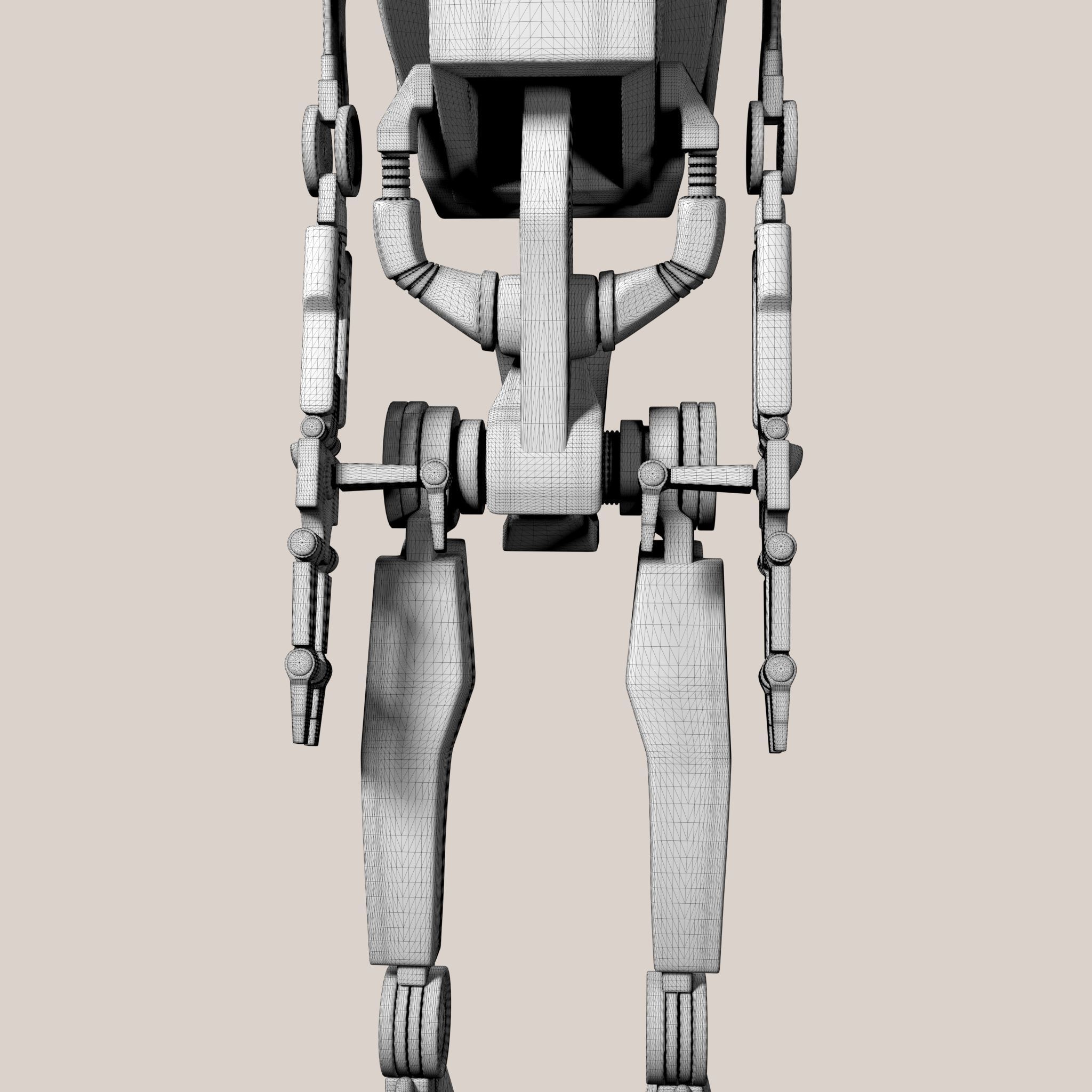 Star Wars Battle Droid 3D model_13