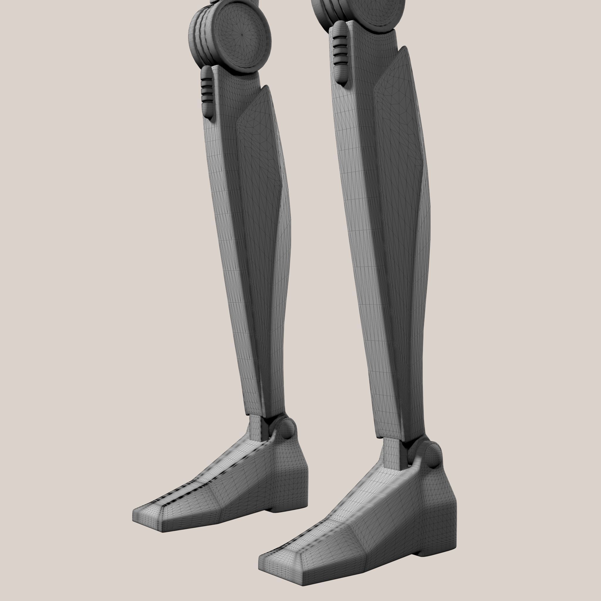 Star Wars Battle Droid 3D model_14