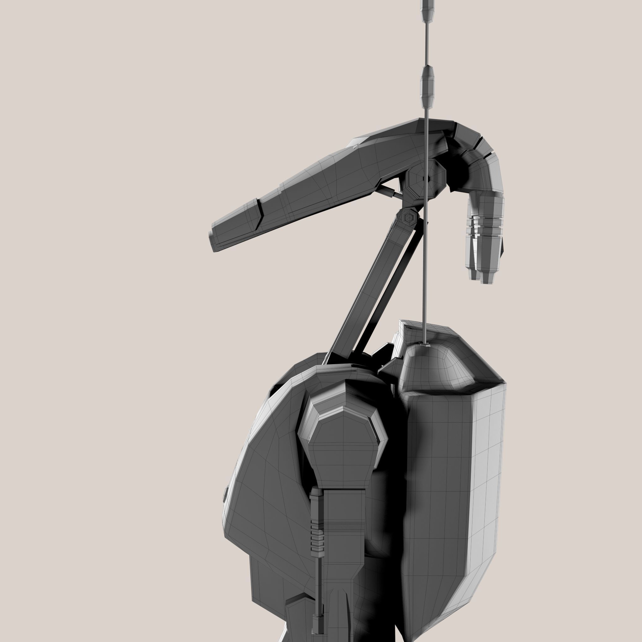 Star Wars Battle Droid 3D model_17