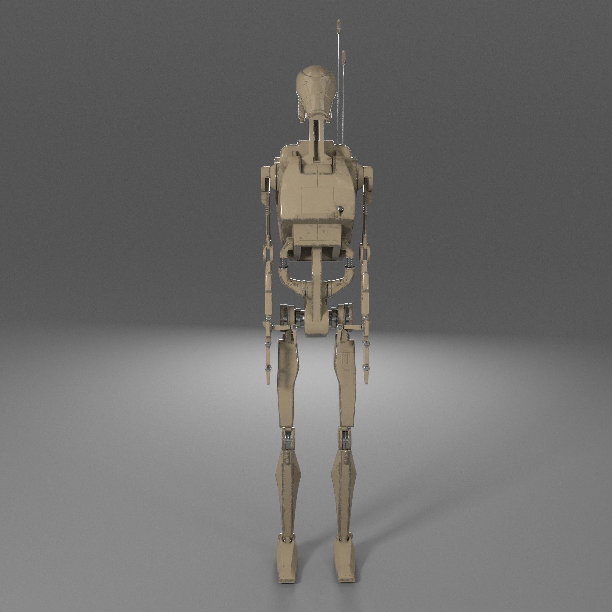 Star Wars Battle Droid 3D model_6