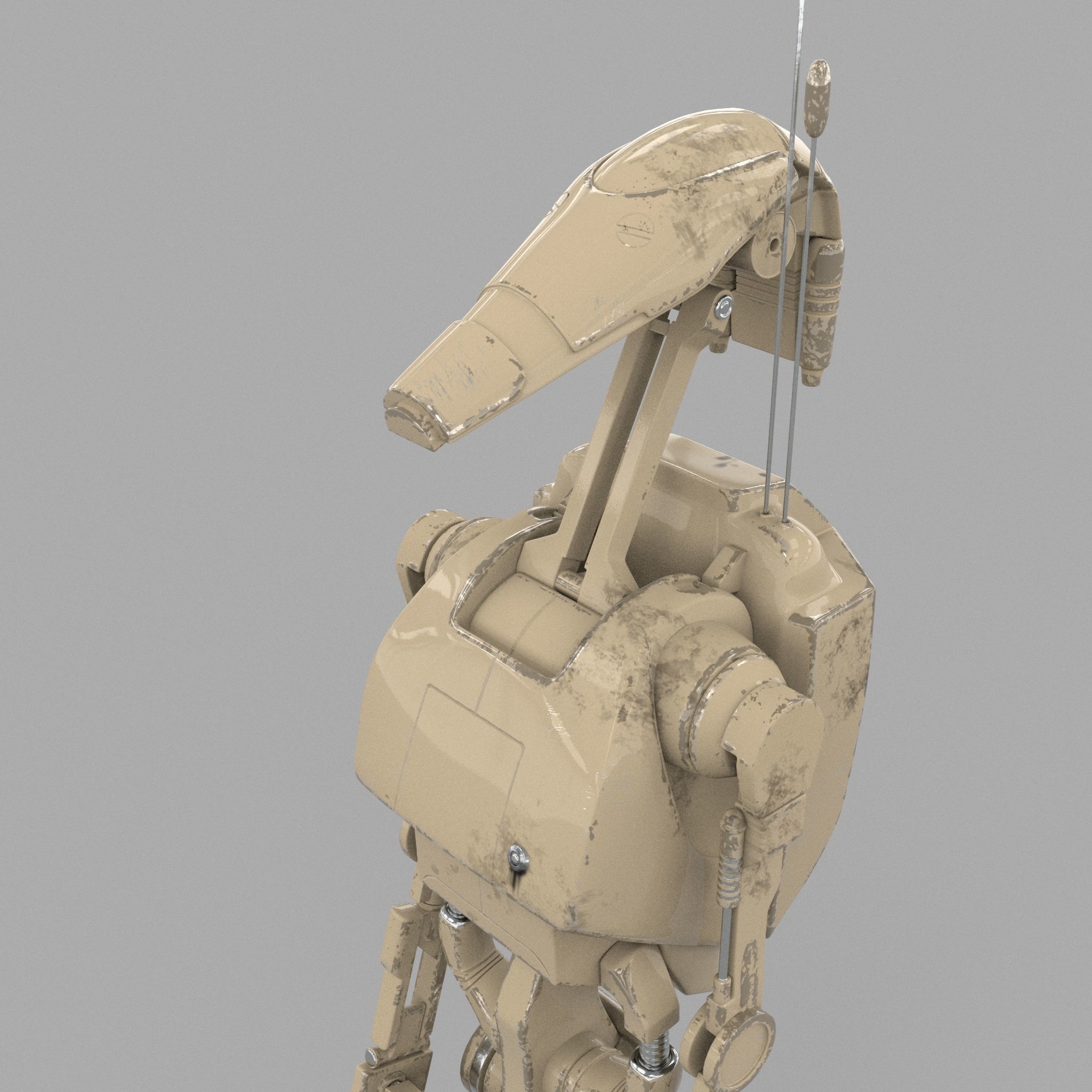 Star Wars Battle Droid 3D model_9