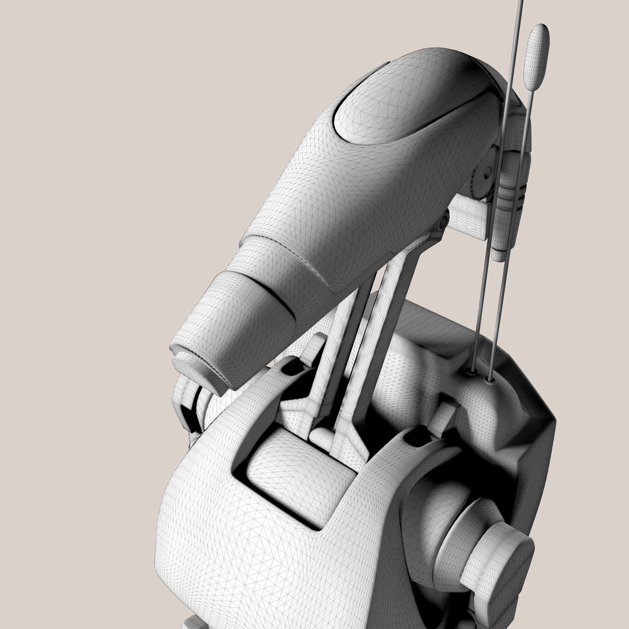 Star Wars Battle Droid 3D model_11