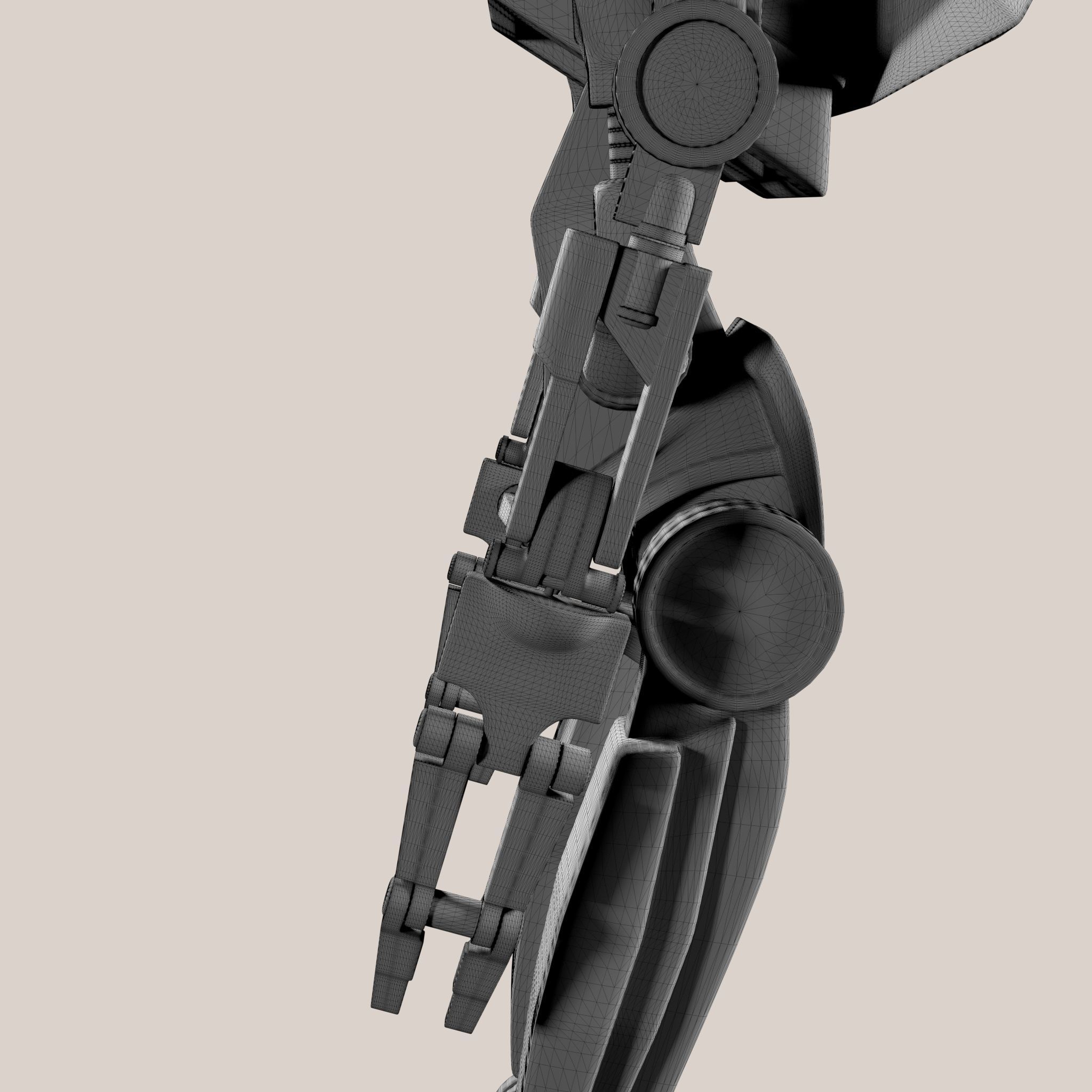 Star Wars Battle Droid 3D model_12