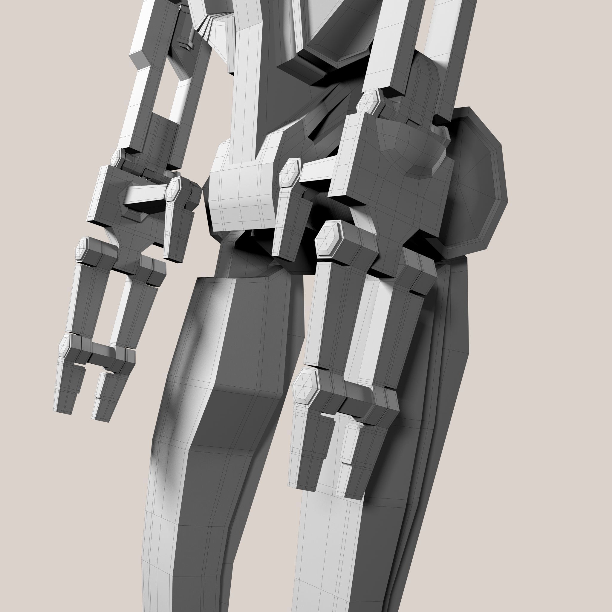 Star Wars Battle Droid 3D model_19